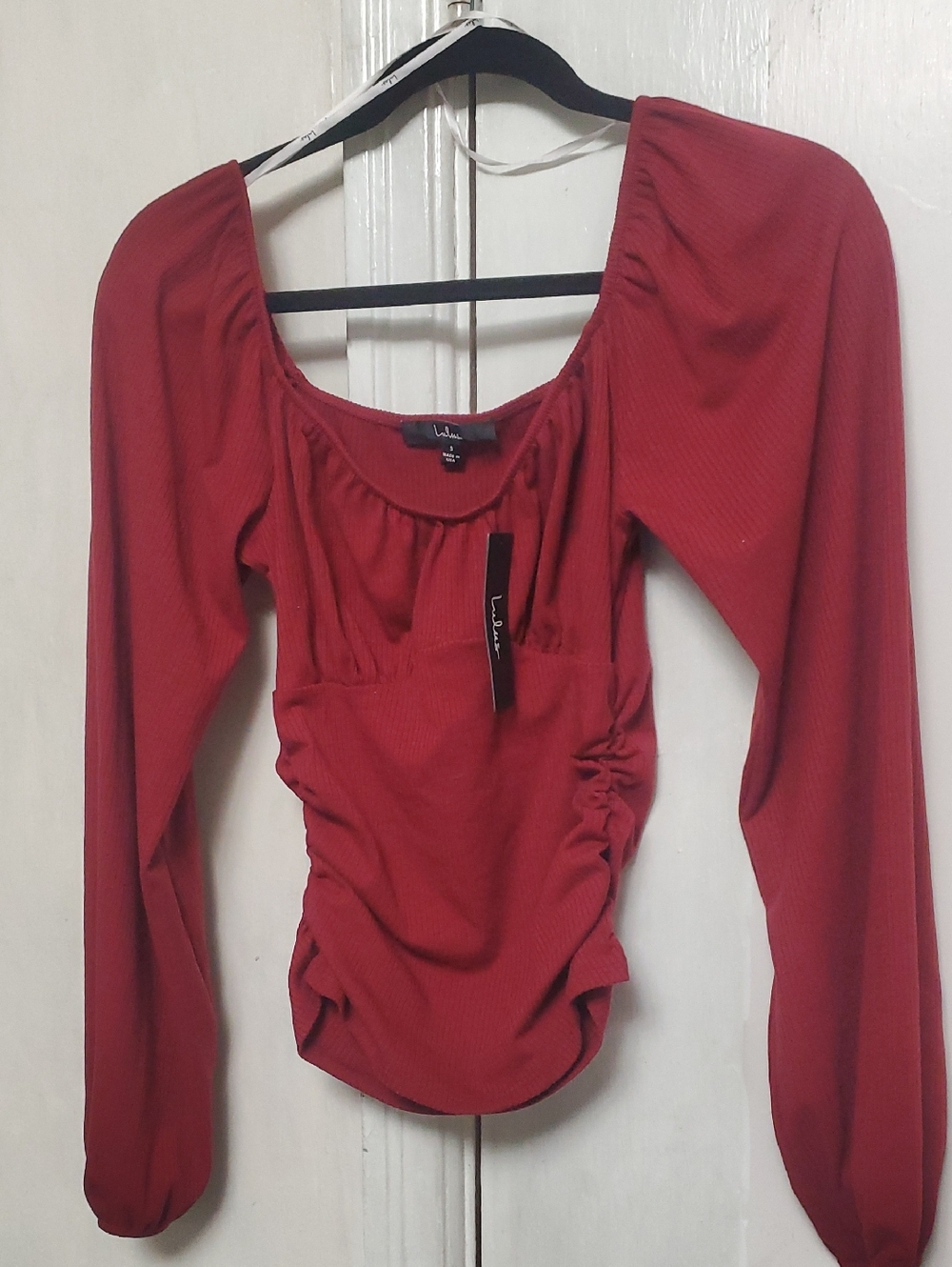 Lulus Side Ruched Top